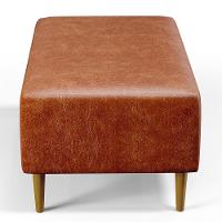 Kit 02 Puffs Cléo W01 Pés Palito 90 Cm Couríssimo Camel - 6