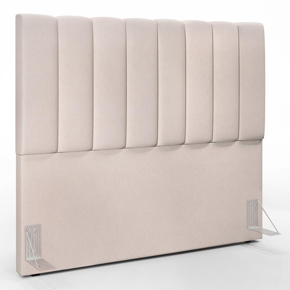 Cabeceira Cama Box Casal 140 Cm Dália W01 Linho Cru - 1