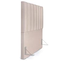 Cabeceira Cama Box Painel Solteiro 100 Cm Linho Cru - 2