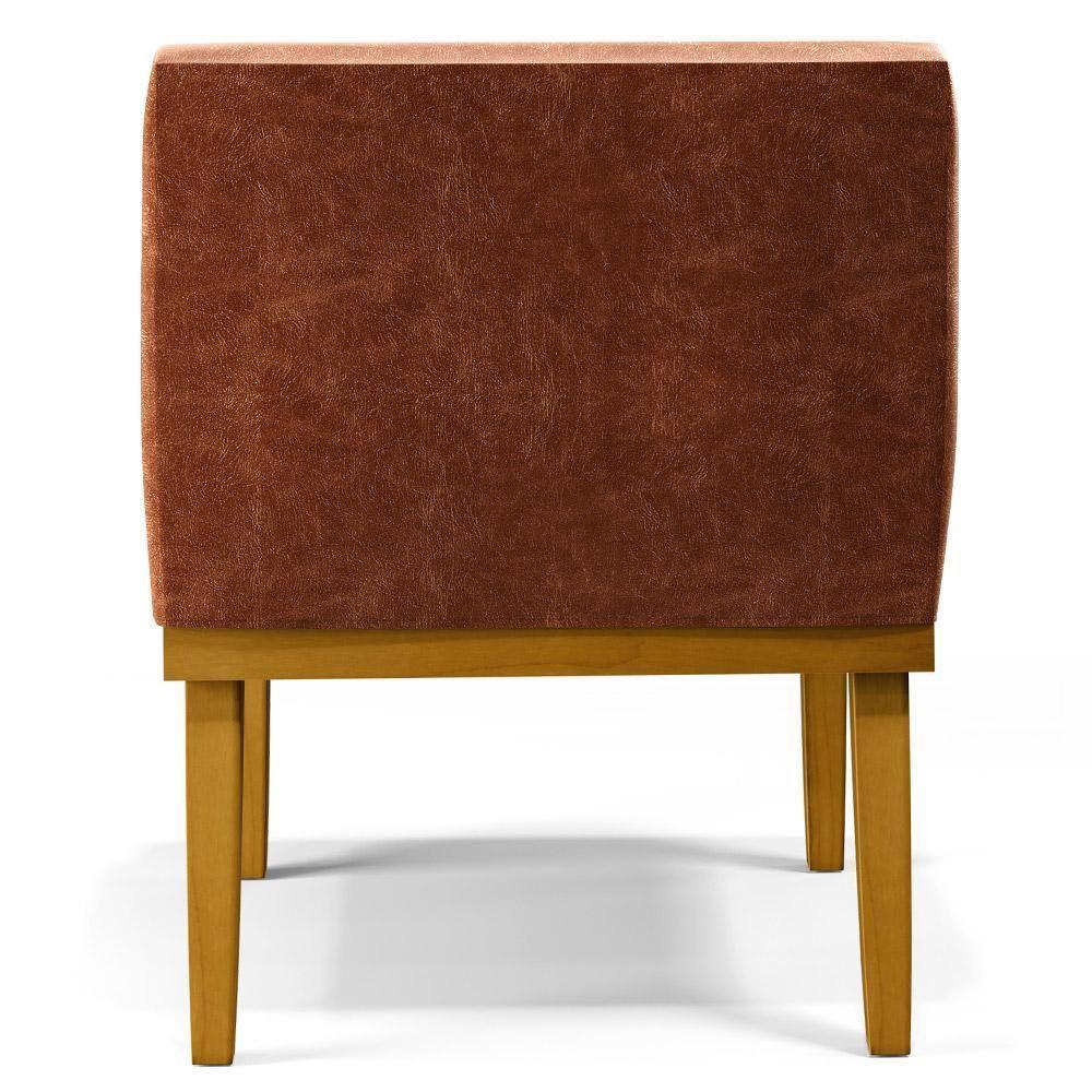 Kit 3 Poltronas Beatriz W01 Couríssimo Camel - 2