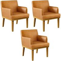 Kit 03 Poltronas Base Mel Beatriz W01 Couríssimo Whisky - 1