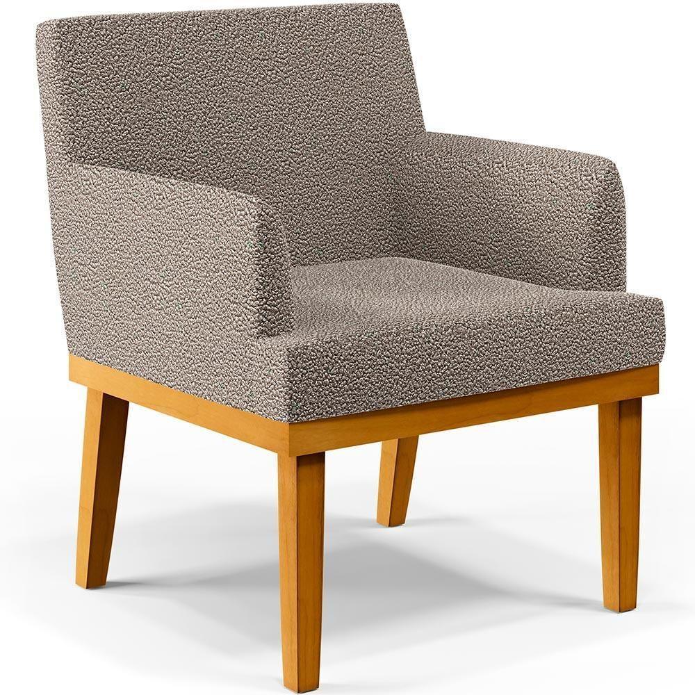 Poltrona Base Mel Beatriz Bouclê Bege - 1