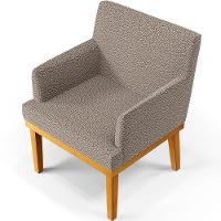 Poltrona Base Mel Beatriz Bouclê Bege