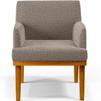 Poltrona Base Mel Beatriz Bouclê Bege - 8