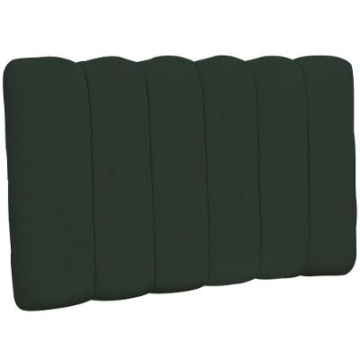Cabeceira Cama Box Painel Solteiro 100 Cm Dubai W01 Linho Verde Musgo - Lyam Decor