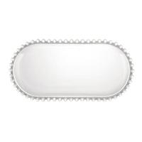 Travessa Oval De Cristal Ecológico Pearl Wolff 30cm - 1