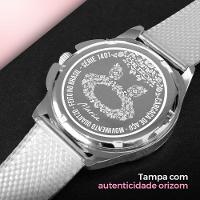 Relogio Feminino Aço Inox Prova Dagua + Pulseira + Caixa - 3
