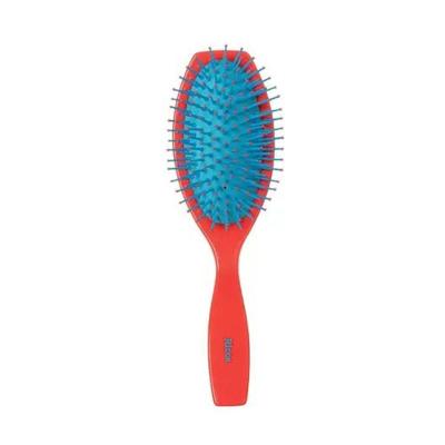 Escova De Cabelo Oval 21cm Cereja Nylon Almofadada Ricca