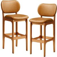 Kit 2 Banquetas Alta Betta Imbuia Whisky - 1