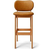 Kit 2 Banquetas Alta Betta Imbuia Whisky