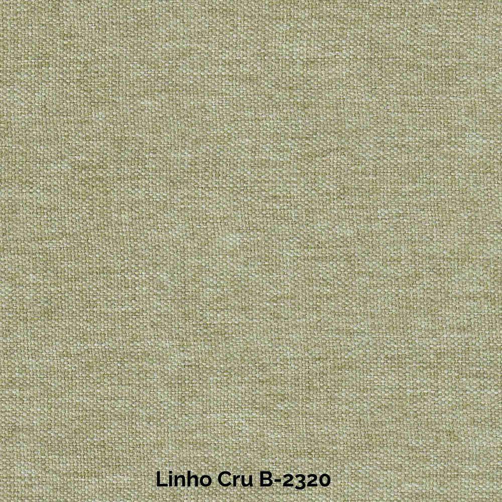 Sofá De Canto Nori Curva Le 2,61m Em Linho Com Pés De Metal Cor Cru 2320 - 2