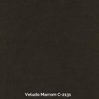 Sofá Orgânico Apple 3,08m Veludo Com Pés De Madeira Cor Marrom 2131 - 5