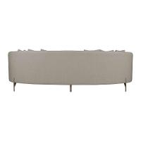 Sofá Orgânico Cardo 2,82m Em Linho Com Pés De Metal Cor Bege Claro 2372 - 3