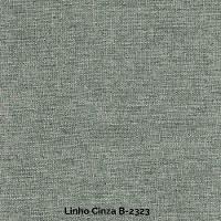 Sofá De Canto Nori Curva Ld 2,61m Em Linho Com Base Madeira Cor Cinza 2323 - 5