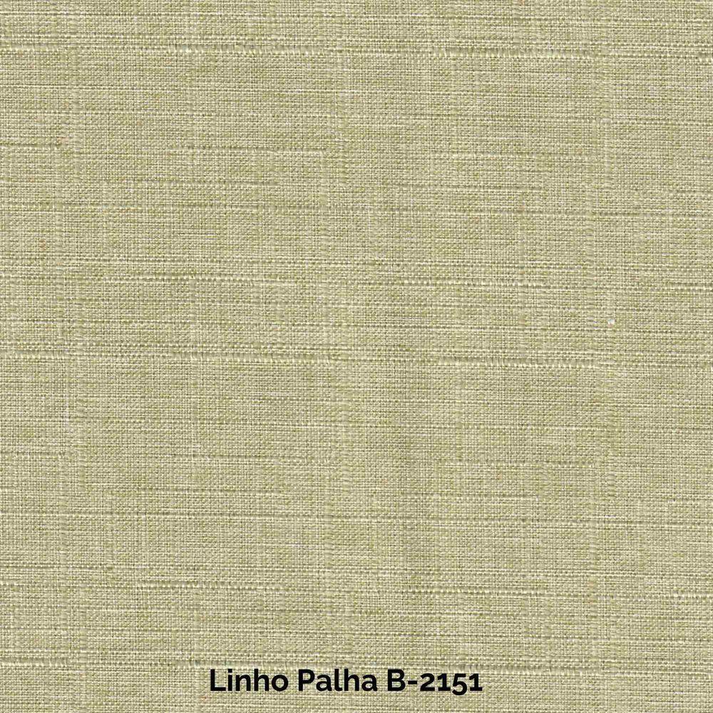 Sofá Living E Reclinável Jasmin Linho Com Pés De Madeira Usb Com Kit Usb Cor Palha 2151 - 4