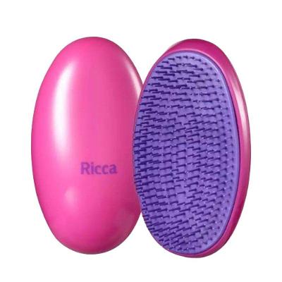 Escova De Cabelo Rosa Roxo Ricca Flex Hair