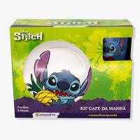 Kit 3 Peças Bowl, Caneca E Prato Stitch Disney - 6