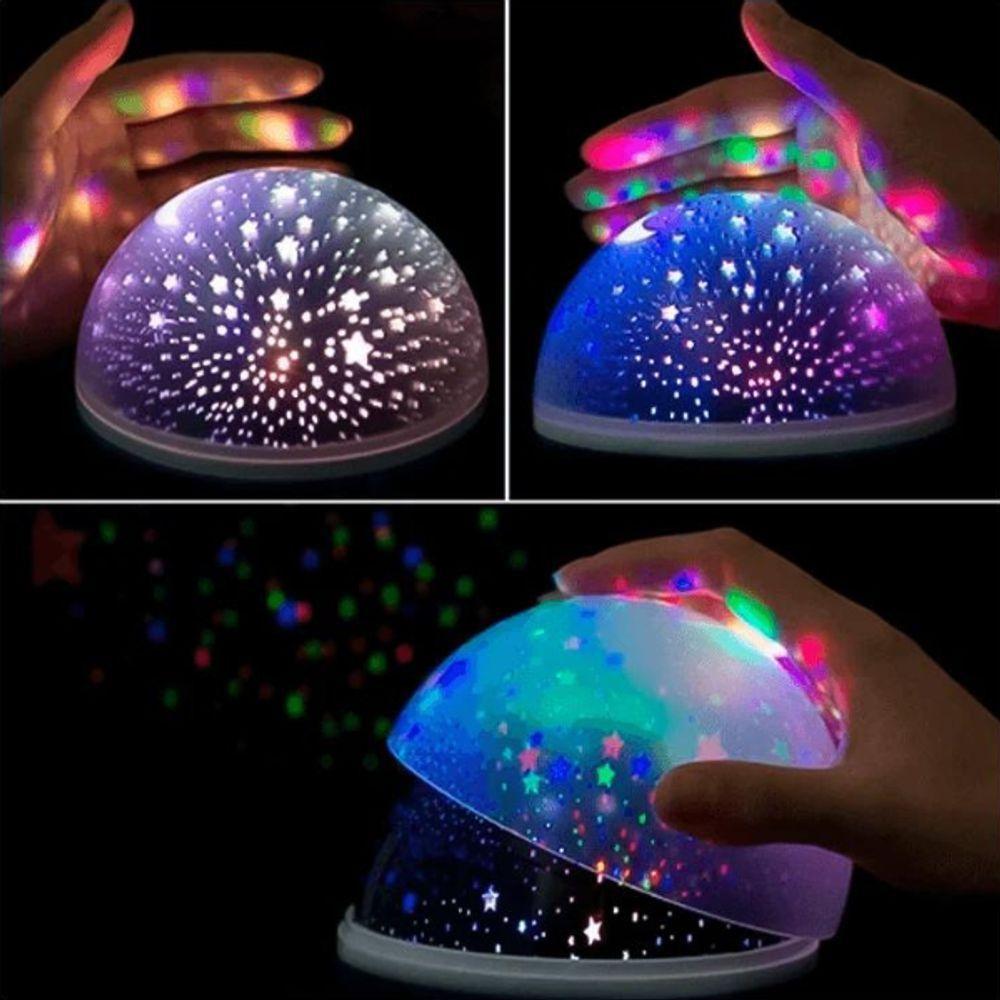 Luminária Projetor Estrelas 360º Galaxy Abajur Star Master - 3