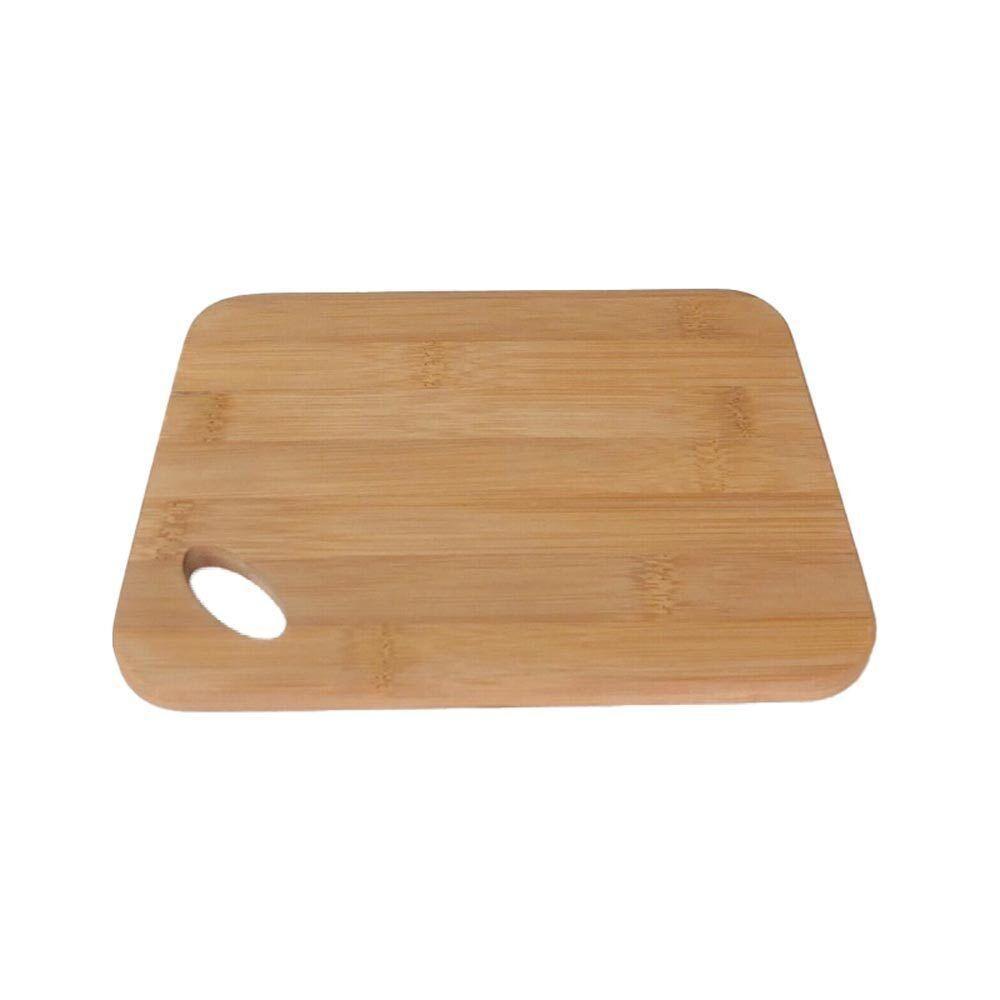 Tábua De Corte De Madeira Bambu Carnes Frios 28x21cm Lyor - 1
