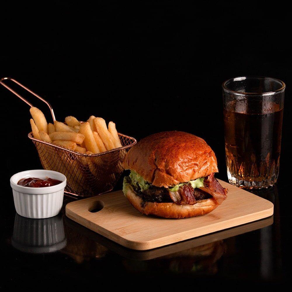 Tábua De Corte De Madeira Bambu Carnes Frios 28x21cm Lyor - 5