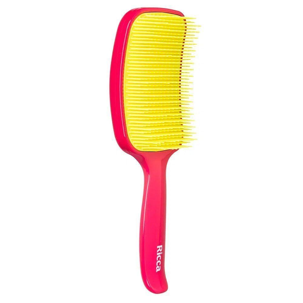 Escova Ricca Raquete Flex Hair Desembaraçante Pink Ricca - 2