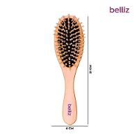 Escova De Madeira Oval Com Cerdas De Madeira - 3