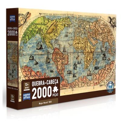 Quebra-cabeça 2000 Peças Mapa-múndi Toyster