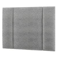 Cabeceira Estofada Iluminação Led Cama Box Solteiro 90 Cm Cor:linho Cinza - 1