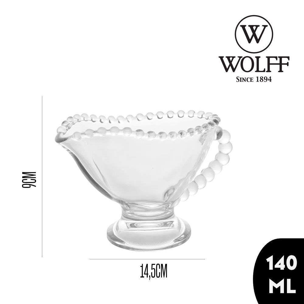 Molheira Com Alça Cristal Pearl Bolinha Wolff 140ml - 5
