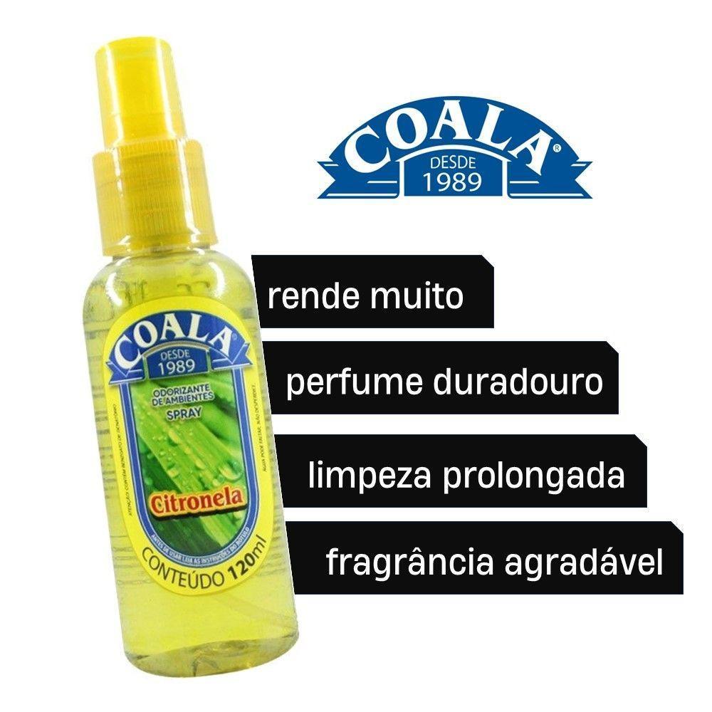 Aromatizante Odorizante Perfumado De Ambientes Home Spray Citronela Coala 120ml - 5