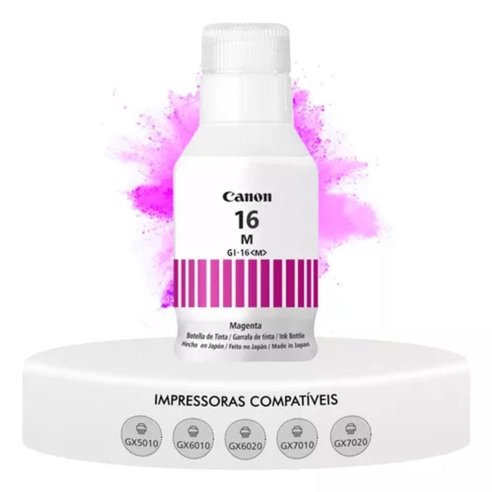 Tinta Canon Gi-16c Gi16c Magenta|mega Tank Gx6010 Gx7010 Gx5010 | Original 132ml - 1