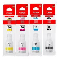 Kit Tinta Canon Mega Tank Gi16 Gi-16 Gx6010 Gx7010 Gx5010 4 Cores Original - 1