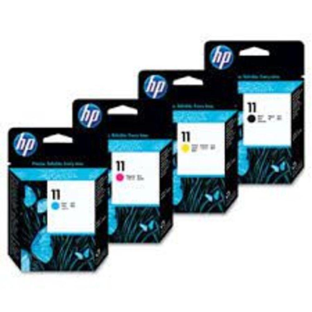 Cabeça De Impressão Hp 11 Kit 4 Cores - 1