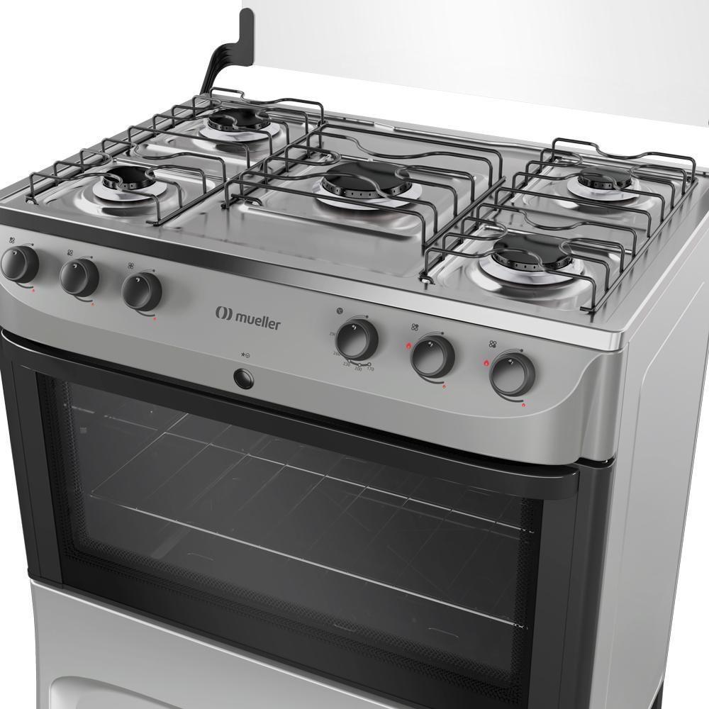 Fogão Mueller 5 Bocas Titânio Com Acendimento Automático Mfi5bb Bivolt - 3