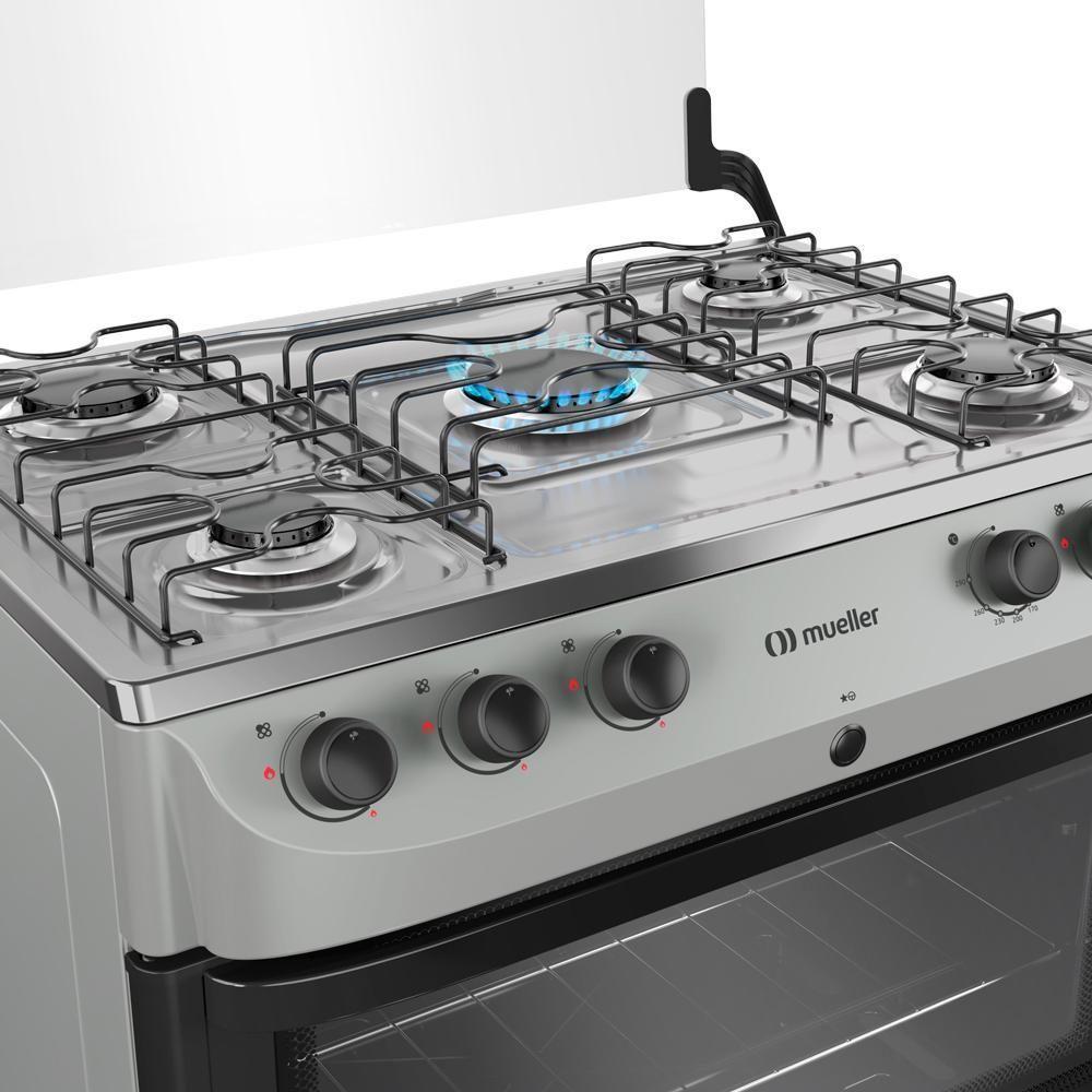 Fogão Mueller 5 Bocas Titânio Com Acendimento Automático Mfi5bb Bivolt - 4