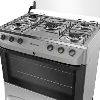 Fogão Mueller 5 Bocas Titânio Com Acendimento Automático Mfi5bb Bivolt - 3