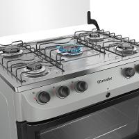 Fogão Mueller 5 Bocas Titânio Com Acendimento Automático Mfi5bb Bivolt