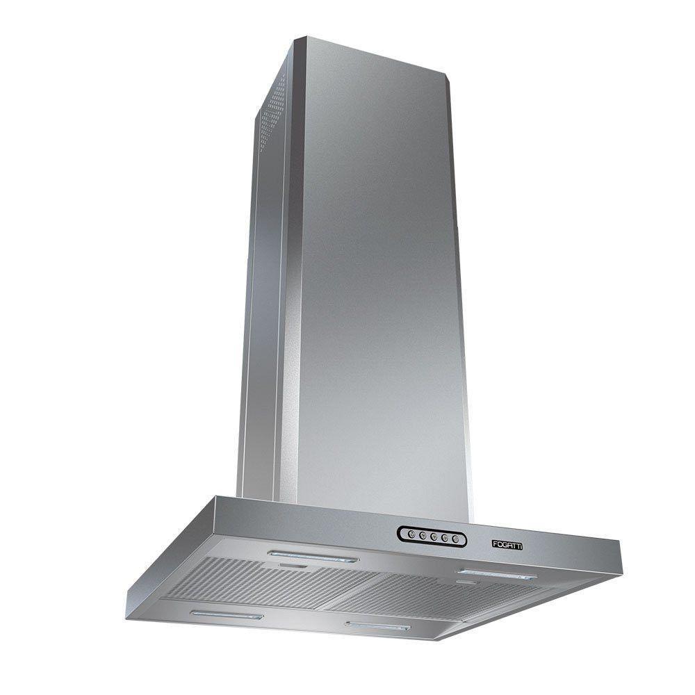 Coifa Ilha 60cm Retangular Fogatti Inox 220v - 1