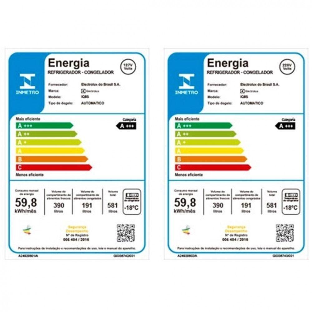 Geladeira Eletrolux Multidoor 581L Experience FlexiSpace Inox Inverter 127V IQ8S - 6