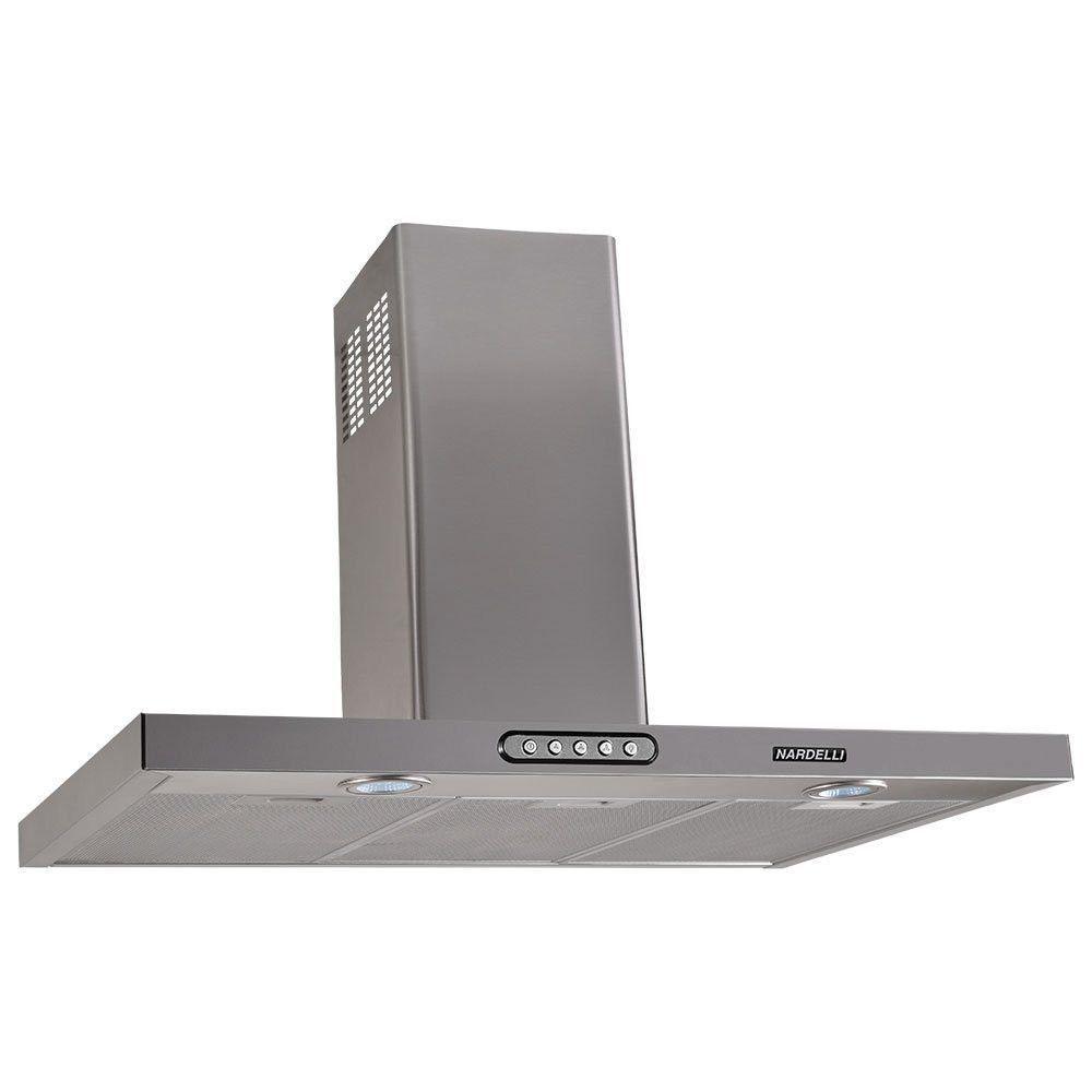 Coifa De Parede 75cm Retangular Duto Slim Inox 110v - 1