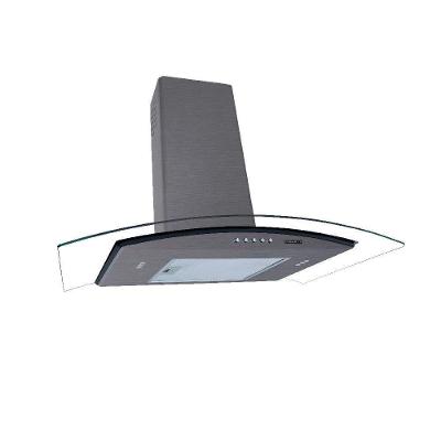 Coifa Parede Fogatti Clean Vidro Curvo Kromanox 70cm Inox com LED 220V
