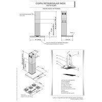 Coifa De Parede 90cm Retangular Duto Slim Fogatti Inox 220v