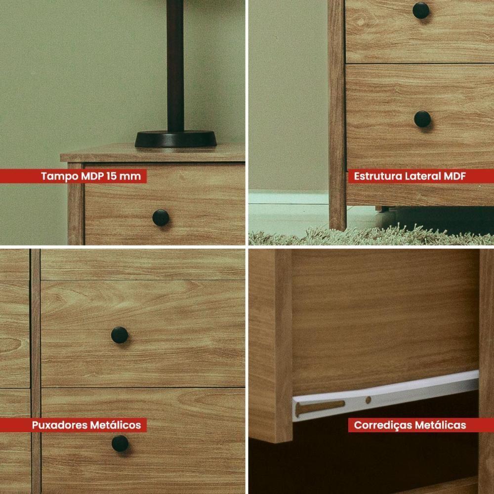 Cômoda Ditália 6 Gavetas Dm-221 Diamond - 4