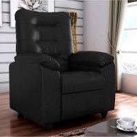 Poltrona Retrátil e Reclinável 88cm Com Pés Multimóveis Cr45263 Preto - 6