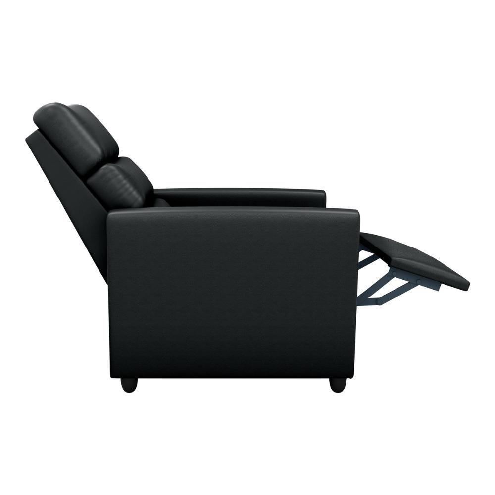 Poltrona Retrátil e Reclinável 69cm Com Material Sintético Multimóveis Cr45267 Preto - 2