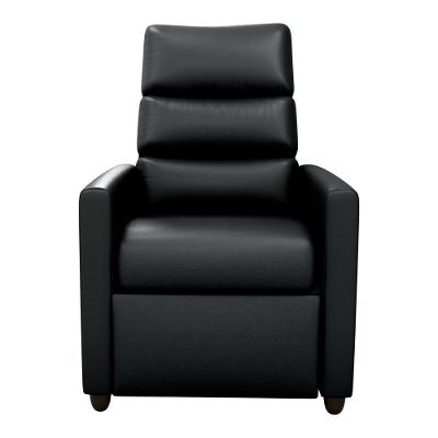 Poltrona Retrátil e Reclinável CR45267 Couro Sintético Preto Matrix