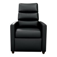 Poltrona Retrátil e Reclinável 69cm Com Material Sintético Multimóveis Cr45267 Preto - 1