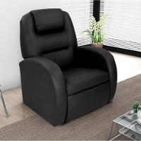 Poltrona Retrátil e Reclinável 80cm Com Material Sintético Multimóveis Cr45266 Preto - 6