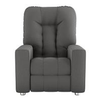 Poltrona Retrátil e Reclinável 82cm Com Tecido Suede Multimóveis Cr45261 Cinza - 2