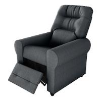 Poltrona Retrátil e Reclinável 83cm Com Tecido Suede Multimóveis Cr45264 Cinza - 3
